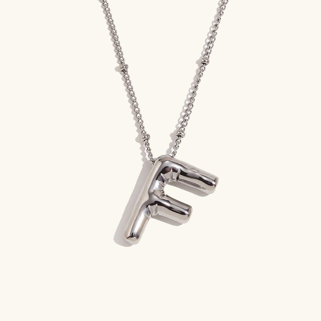 Gold Initial Necklace | 18k Gold-Plated Pendant with Hypoallergenic Design 14