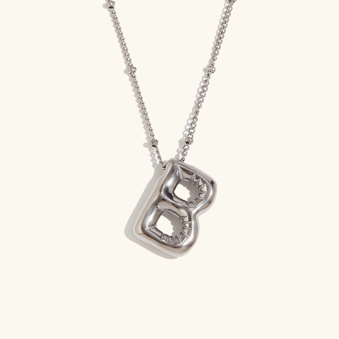 Gold Initial Necklace | 18k Gold-Plated Pendant with Hypoallergenic Design 20