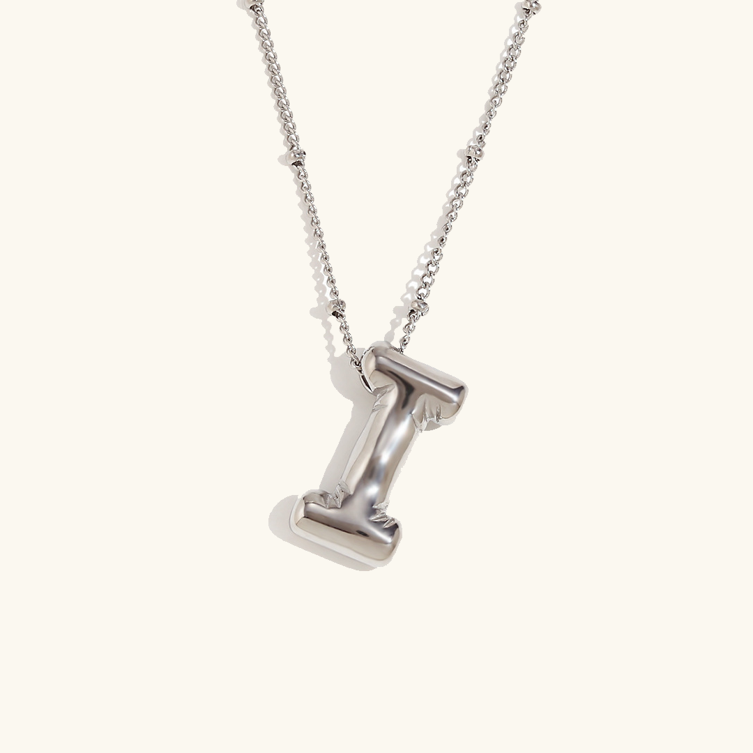 Gold Initial Necklace | 18k Gold-Plated Pendant with Hypoallergenic Design 22