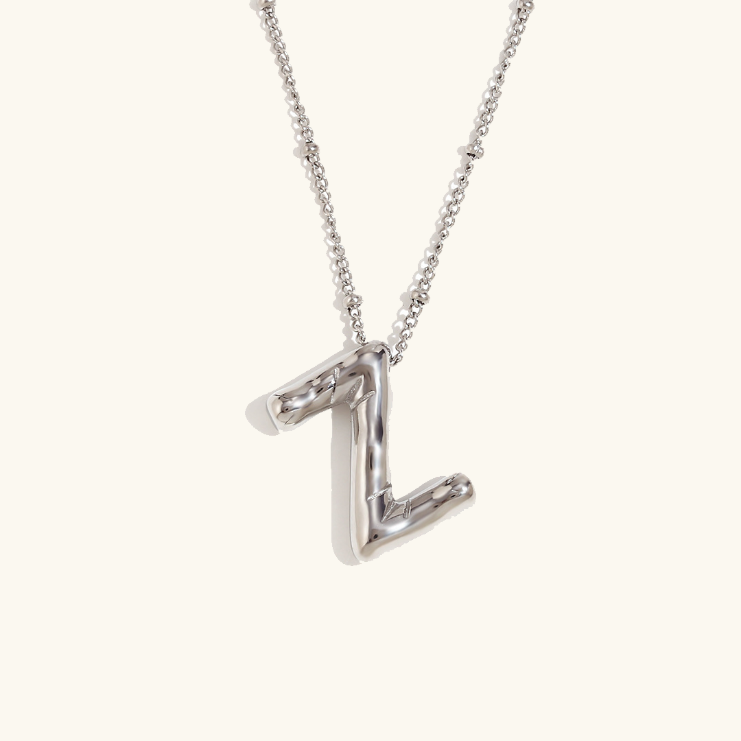 Gold Initial Necklace | 18k Gold-Plated Pendant with Hypoallergenic Design 24