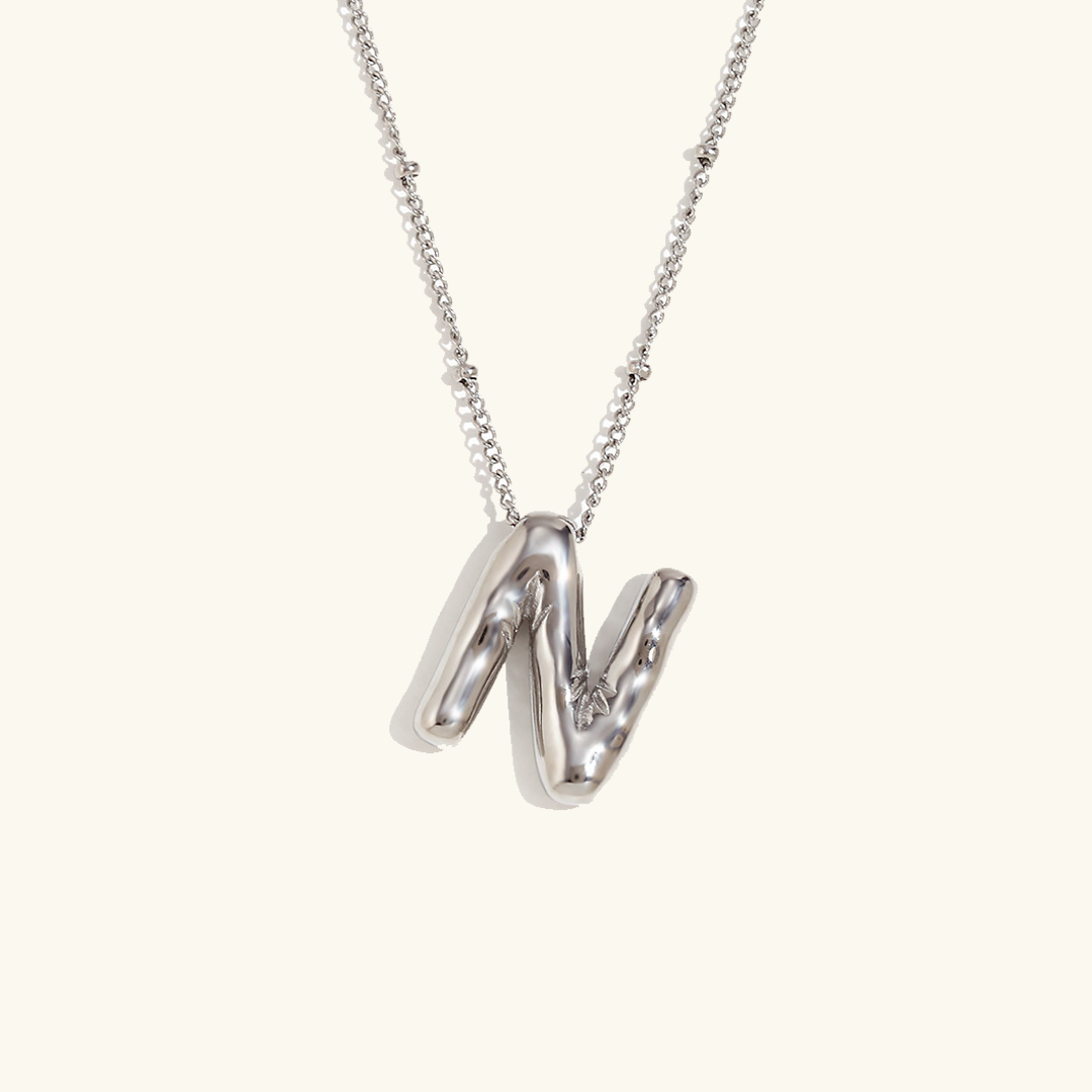 Gold Initial Necklace | 18k Gold-Plated Pendant with Hypoallergenic Design 27