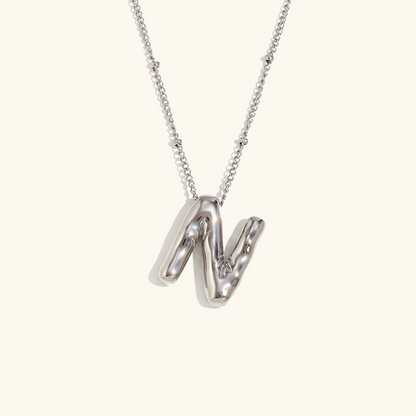 Gold Initial Necklace | 18k Gold-Plated Pendant with Hypoallergenic Design 27