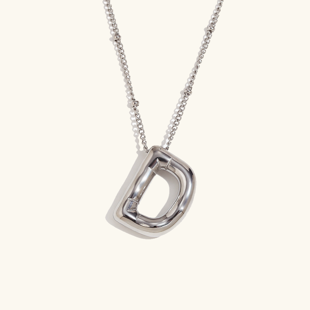 Gold Initial Necklace | 18k Gold-Plated Pendant with Hypoallergenic Design 35