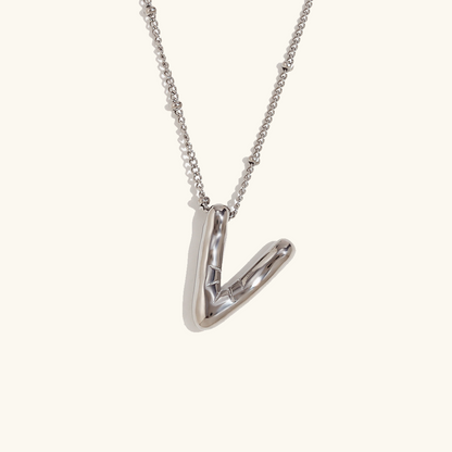 Gold Initial Necklace | 18k Gold-Plated Pendant with Hypoallergenic Design 36