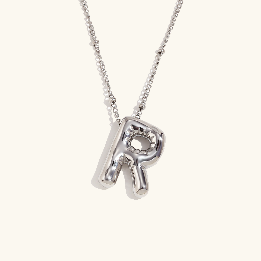 Gold Initial Necklace | 18k Gold-Plated Pendant with Hypoallergenic Design 38