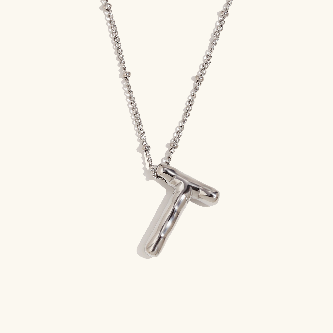 Gold Initial Necklace | 18k Gold-Plated Pendant with Hypoallergenic Design 43
