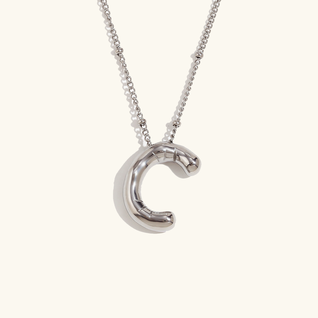 Gold Initial Necklace | 18k Gold-Plated Pendant with Hypoallergenic Design 49