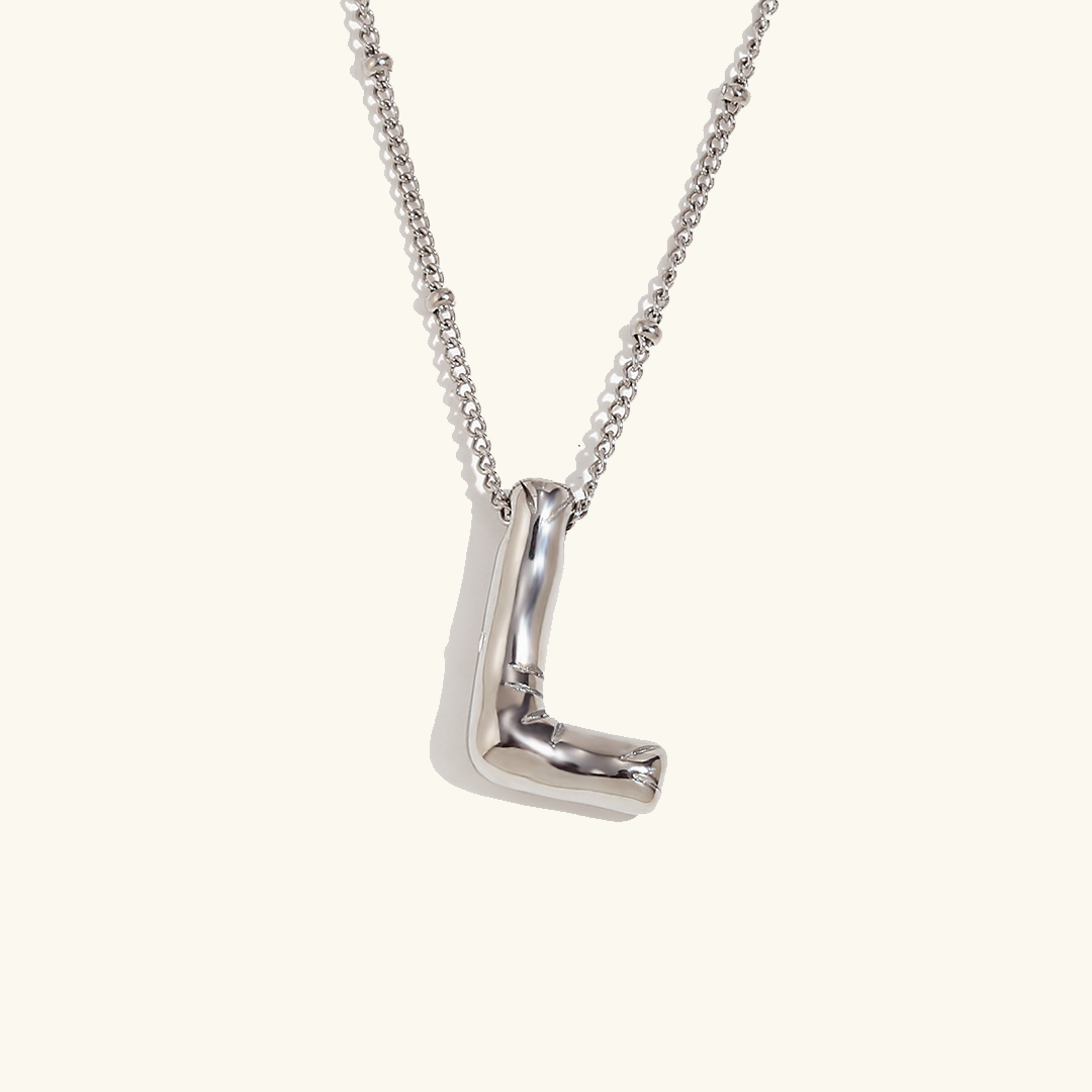 Gold Initial Necklace | 18k Gold-Plated Pendant with Hypoallergenic Design 53