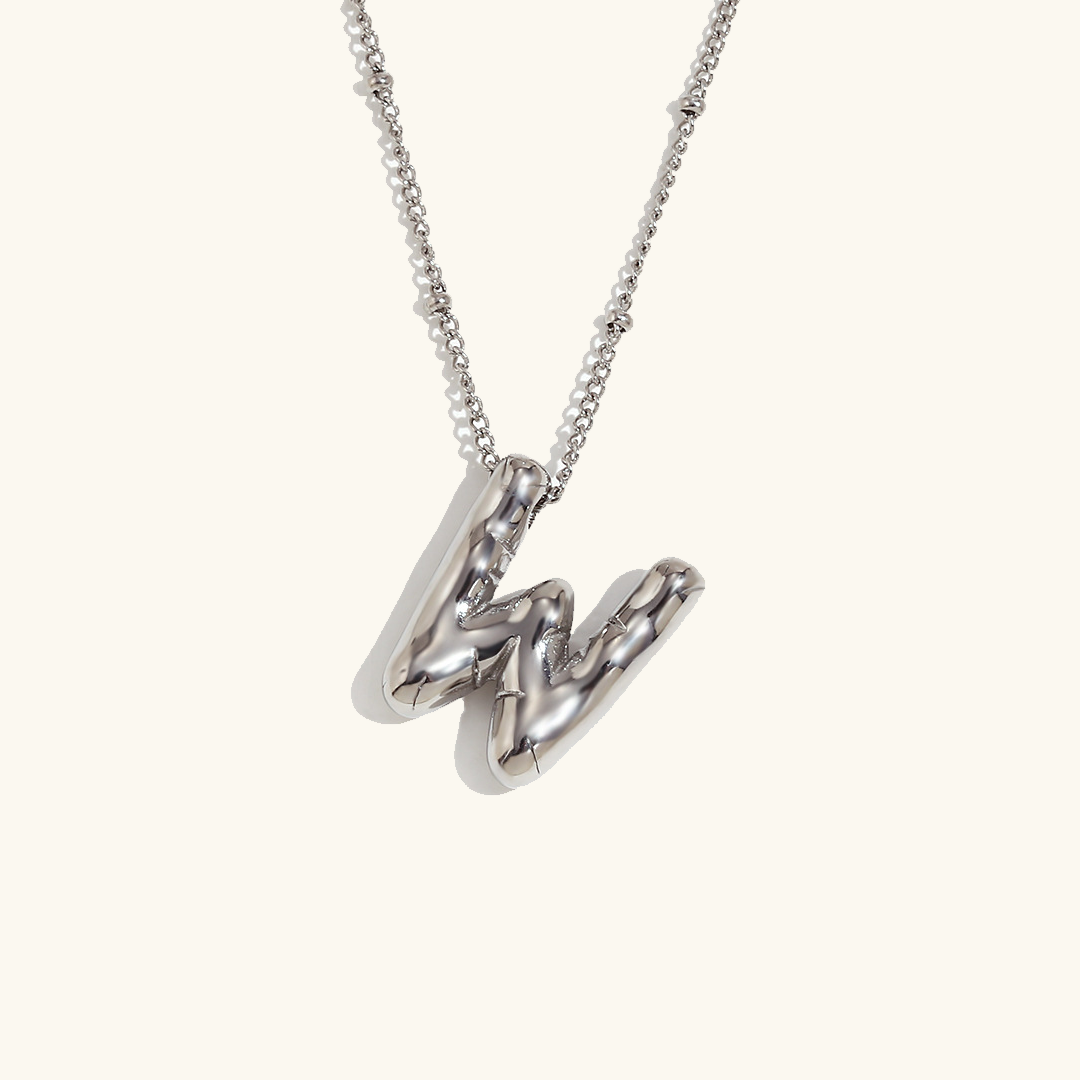 Gold Initial Necklace | 18k Gold-Plated Pendant with Hypoallergenic Design 58
