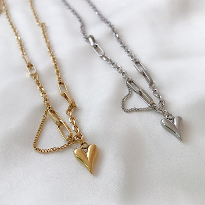 Gold Necklace | 18K Plated Brass with Adjustable 18-Inch Chain 2