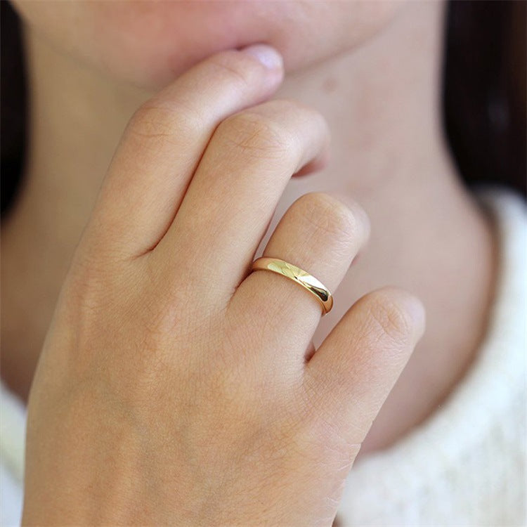 Gold Ring | Ethically Sourced Stainless Steel-Plated 14k Gold 3