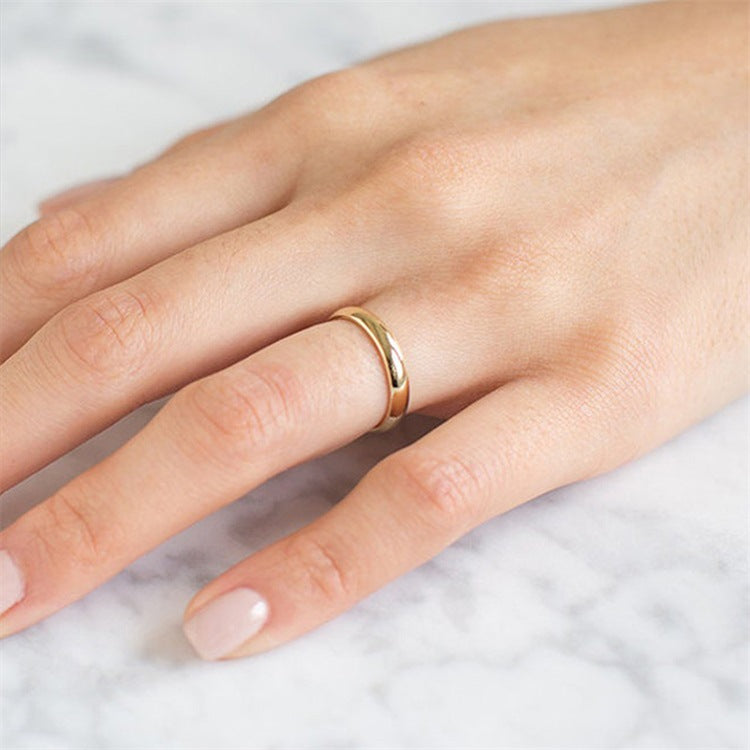 Gold Ring | Ethically Sourced Stainless Steel-Plated 14k Gold 4