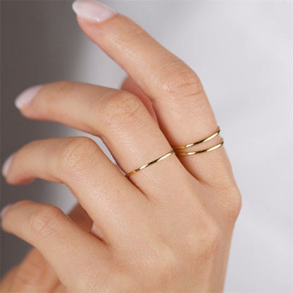 Gold Ring | Ethically Sourced Stainless Steel-Plated 14k Gold 5