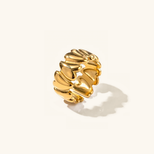 Gold Ring | Ethically Sourced Stainless Steel-Plated 18k Gold 0