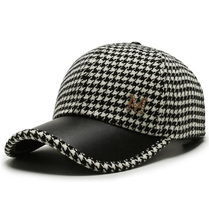 Houndstooth Baseball Cap