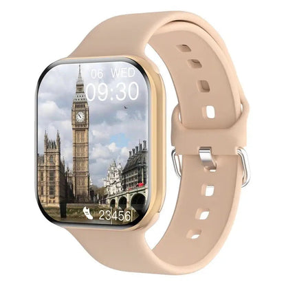 HD AMOLED Smartwatch | IP68 Waterproof with Fitness Tracking and Bluetooth 3