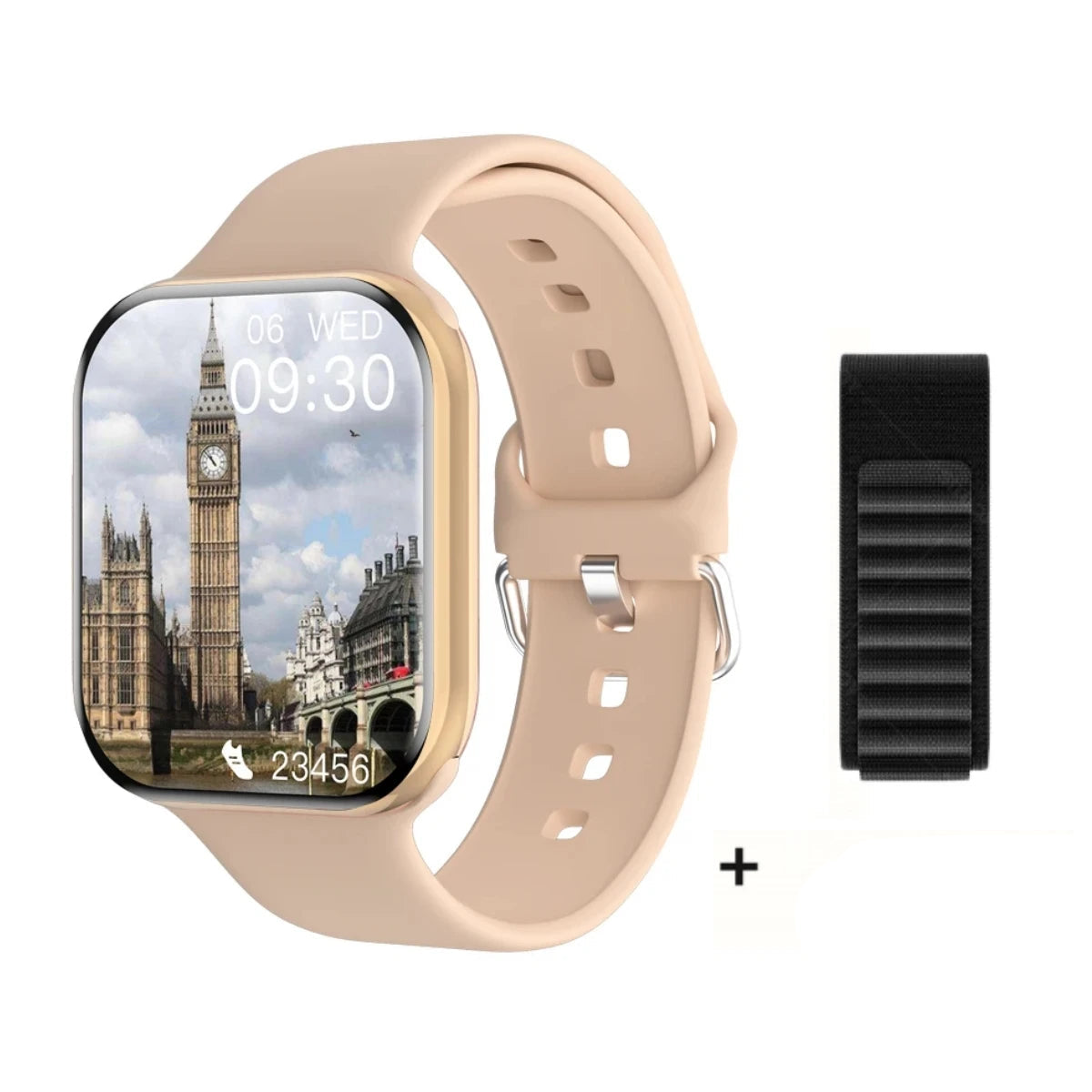 HD AMOLED Smartwatch | IP68 Waterproof with Fitness Tracking and Bluetooth 5