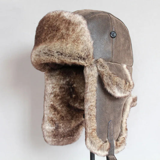 Faux-Fur Bomber Hat