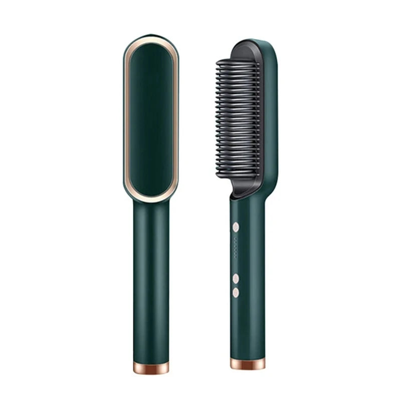 Hair Dryer Brush | 2-in-1 Straighten and Curl with Tourmaline Ceramic 6