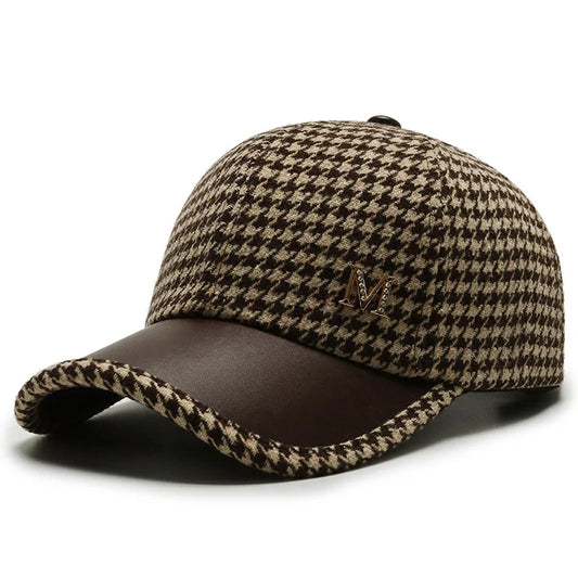 Houndstooth Baseball Cap