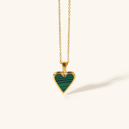 Heart Pendant Necklace | Waterproof Gold Chain with Timeless Design 4