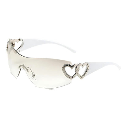 Heartbeat Sunglasses | UV 400 Protection with Unique Heart Accents 1