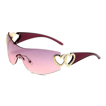 Heartbeat Sunglasses | UV 400 Protection with Unique Heart Accents 6