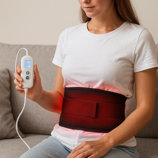 Heated Back Belt | Adjustable Infrared Therapy for Pain Relief 0