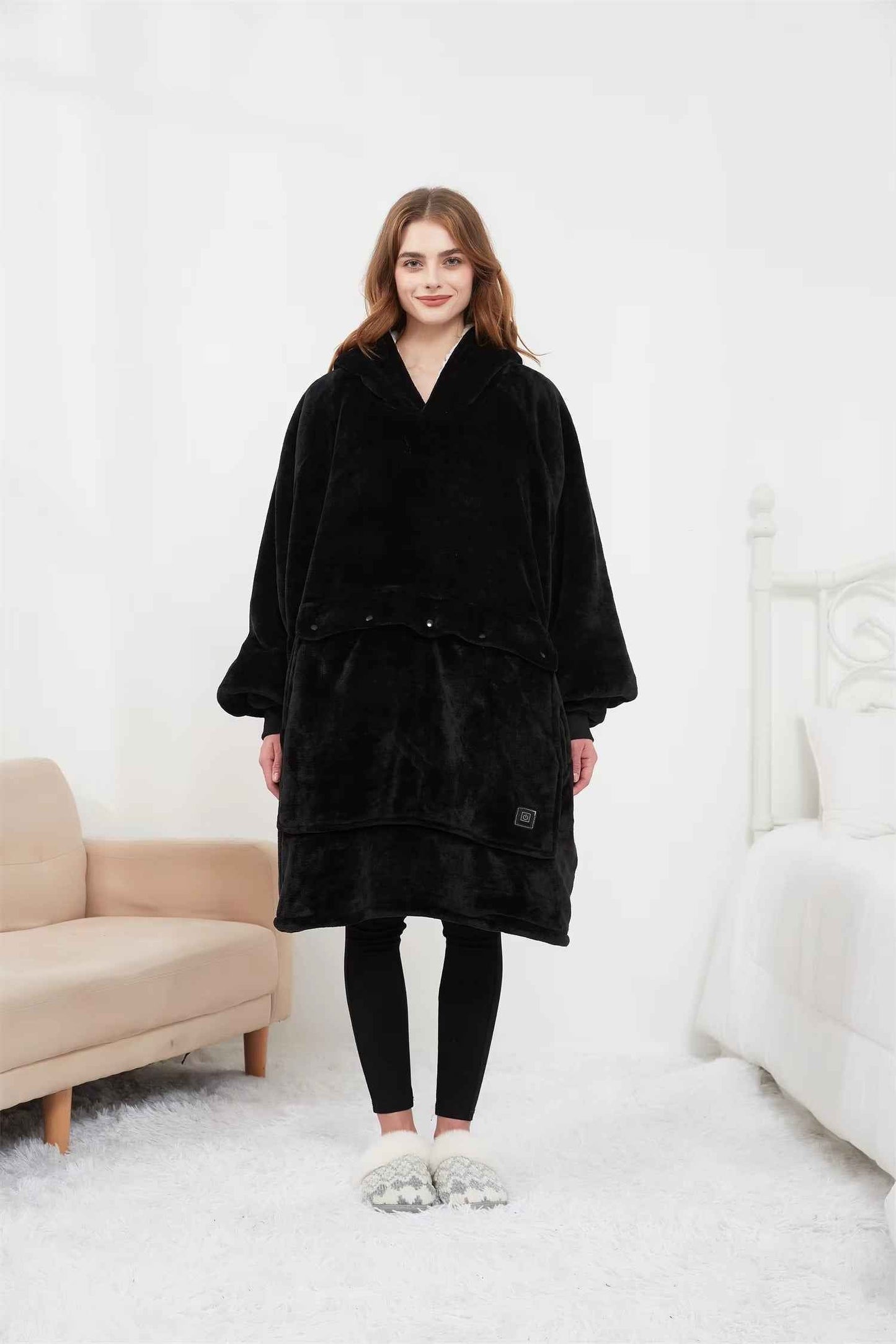 Heated Blanket Hoodie | Ultra-Soft, Oversized Design for Cozy Warmth 0