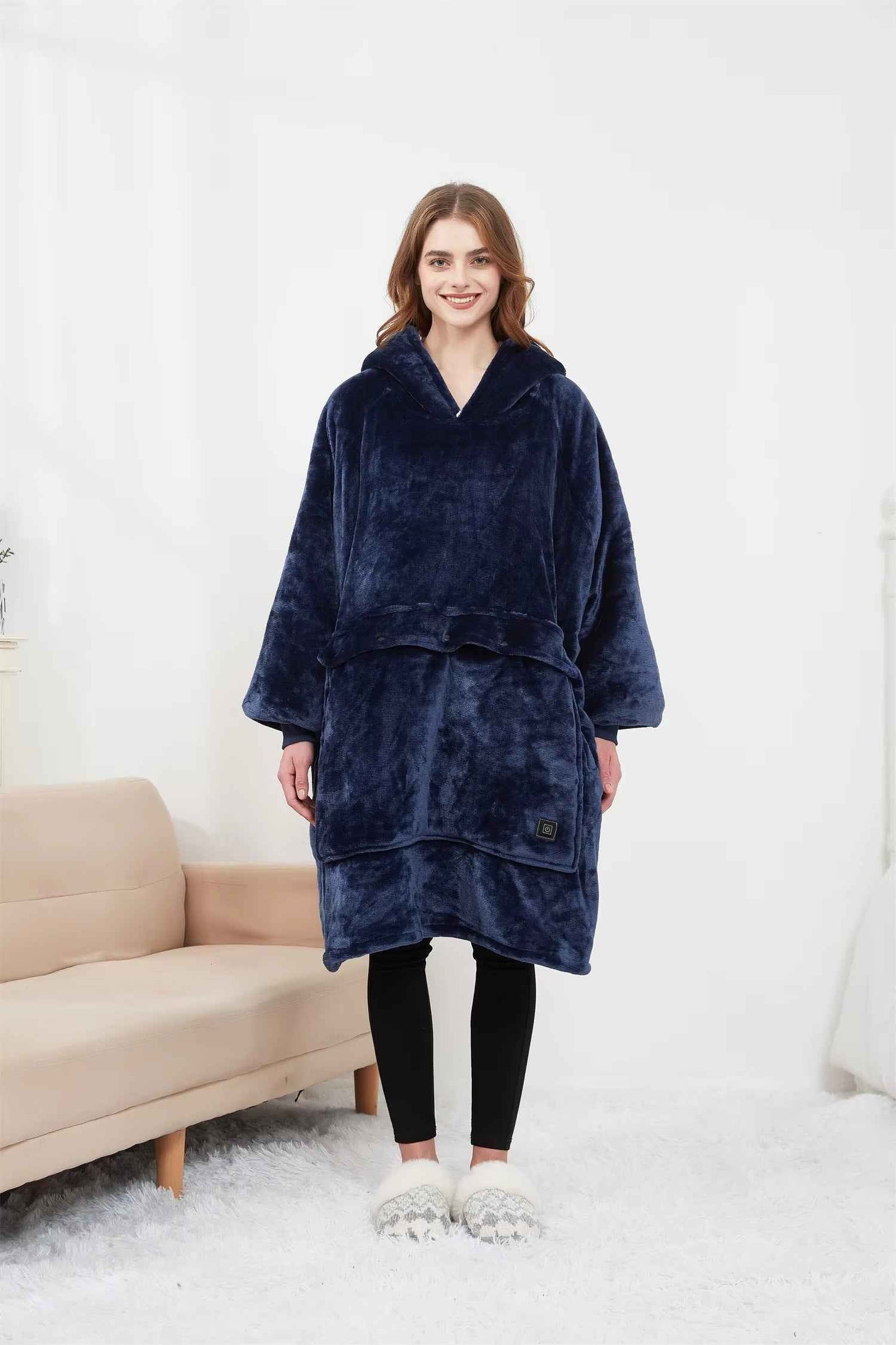 Heated Blanket Hoodie | Ultra-Soft, Oversized Design for Cozy Warmth 1