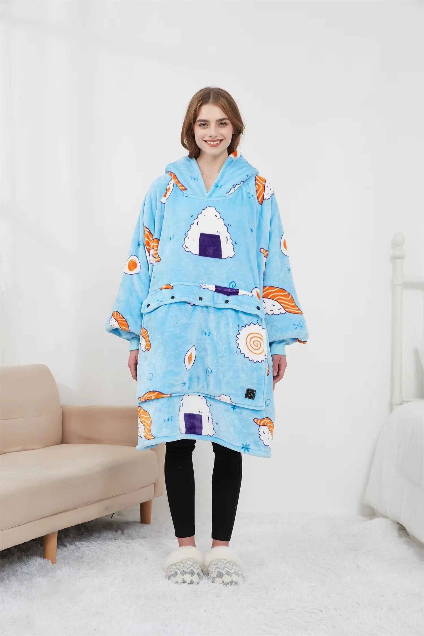 Heated Blanket Hoodie | Ultra-Soft, Oversized Design for Cozy Warmth 2