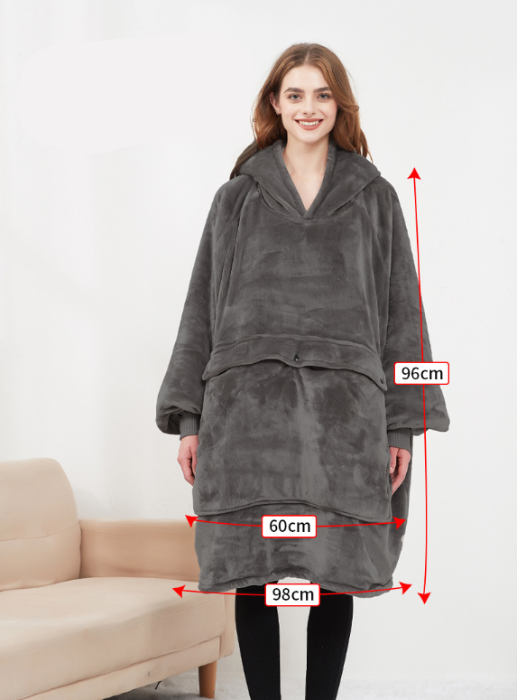 Heated Blanket Hoodie | Ultra-Soft, Oversized Design for Cozy Warmth 5