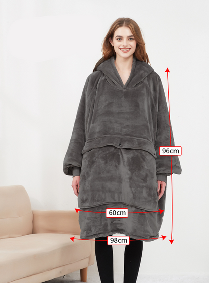 Heated Blanket Hoodie | Ultra-Soft, Oversized Design for Cozy Warmth 5