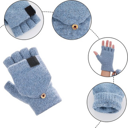 Heated Gloves | USB Powered Electric Half-Finger Design with Fast Heating 4