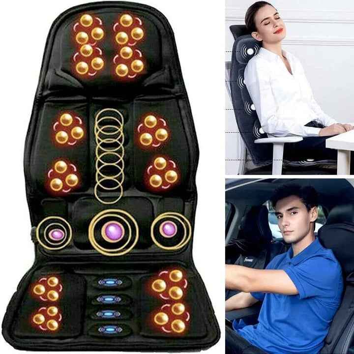 Heated Massage Cushion | 8 Modes & Soothing Heat for Chair Comfort 2