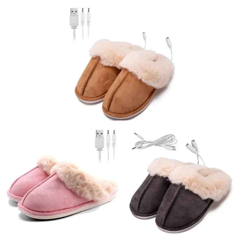 Heated Slippers | Ultra-Soft Plush for Cozy Indoor Comfort 1