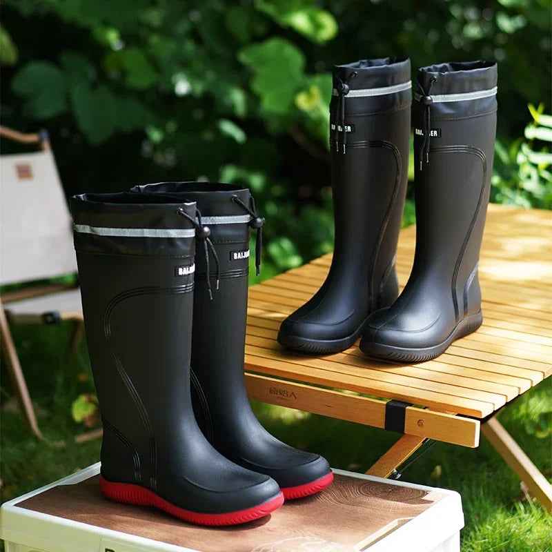 Heavy-Duty Waterproof Rubber Rain Boots | Durable and Non-Slip Design 1