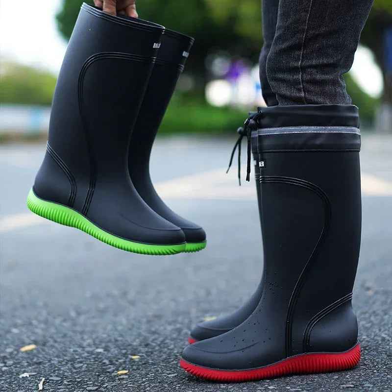 Heavy-Duty Waterproof Rubber Rain Boots | Durable and Non-Slip Design 2