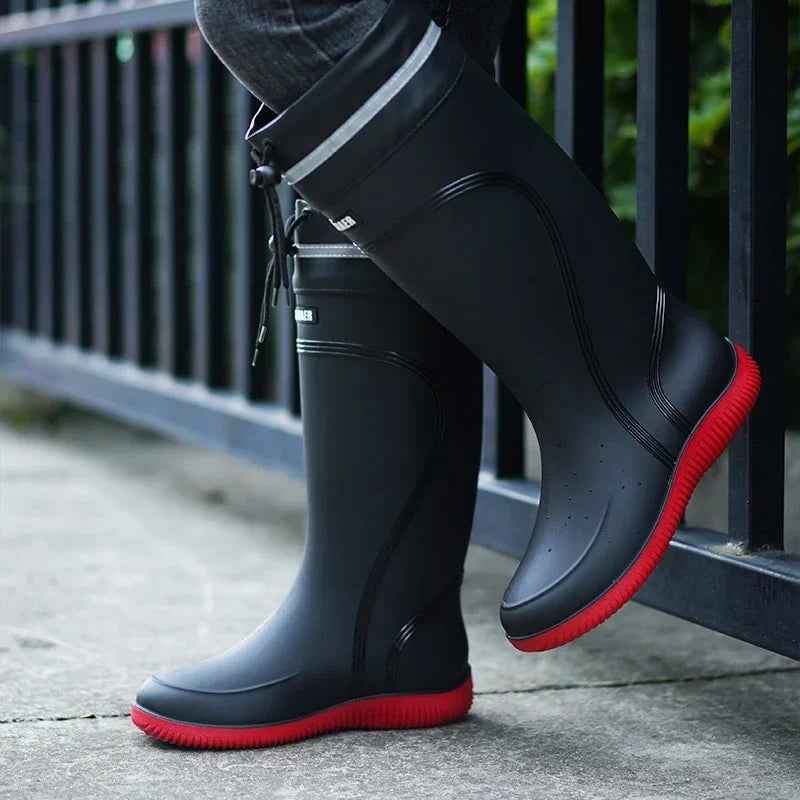 Heavy-Duty Waterproof Rubber Rain Boots | Durable and Non-Slip Design 4