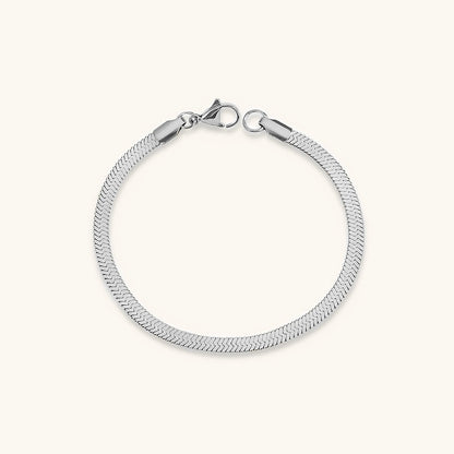 Herringbone Bracelet | Luxurious Gold-Plated Stainless Steel Accessory 13