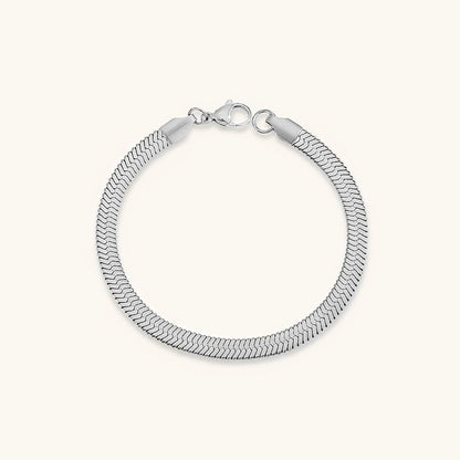 Herringbone Bracelet | Luxurious Gold-Plated Stainless Steel Accessory 9