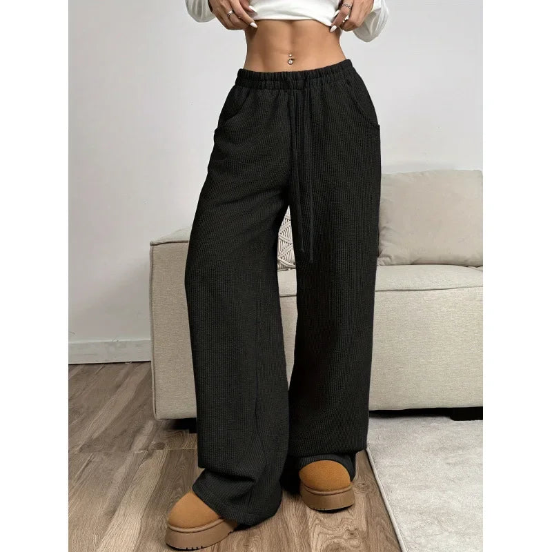 High-Waisted Corduroy Trousers | Chic Relaxed Fit for Versatile Style 3