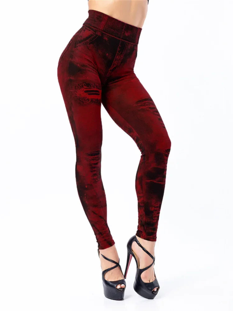 High-Waisted Jeggings | Comfortable Slim Fit Denim Leggings for Women 5