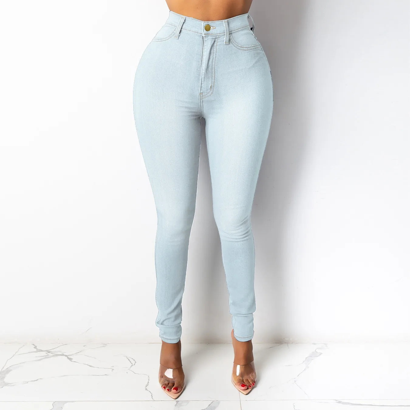 High-Waisted Slim Jeggings | Flattering Fit for Effortless Style 3