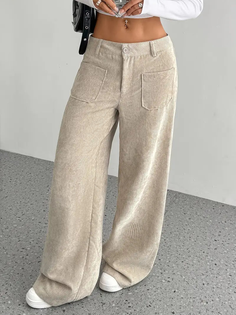 High-Waisted Wide Leg Trousers | Chic and Comfortable Design 4