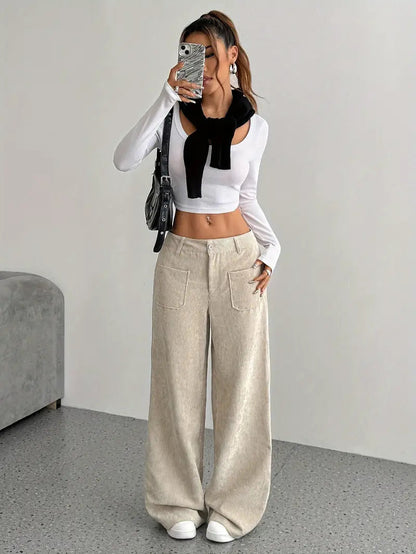 High-Waisted Wide Leg Trousers | Chic and Comfortable Design 5