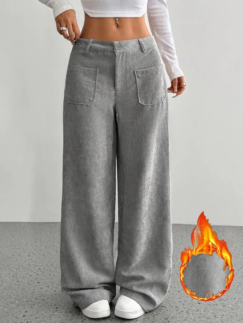 High-Waisted Wide Leg Trousers | Chic and Comfortable Design 8