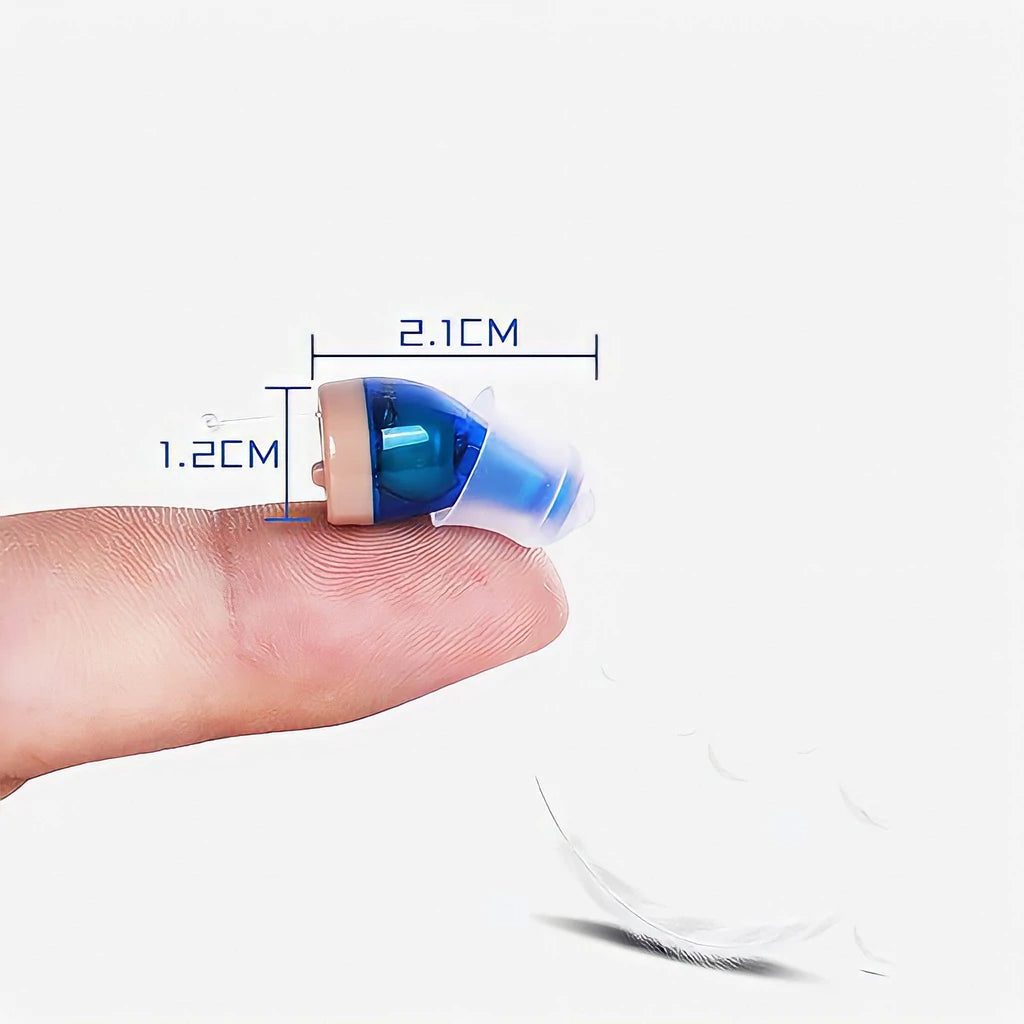 Invisible Hearing Aids | Rechargeable with Noise Reduction for Light to Moderate Hearing Loss 3