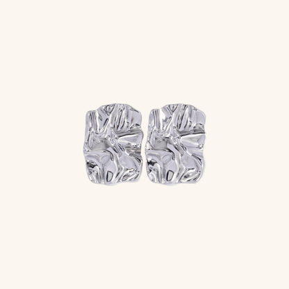 Irregular Shape Gold Earrings | Ethically Sourced 18k Gold-Plated Design 2