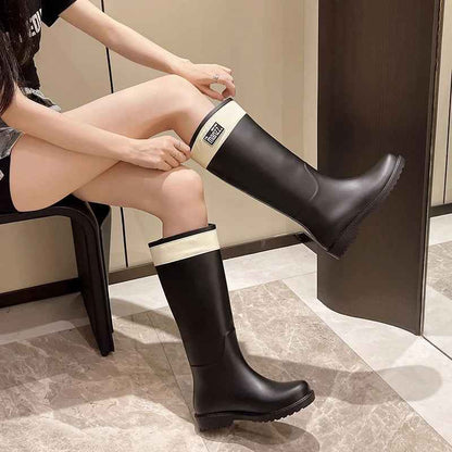 Knee-High Rain Boots | Lightweight Waterproof Rubber Design with Anti-Slip Sole 1